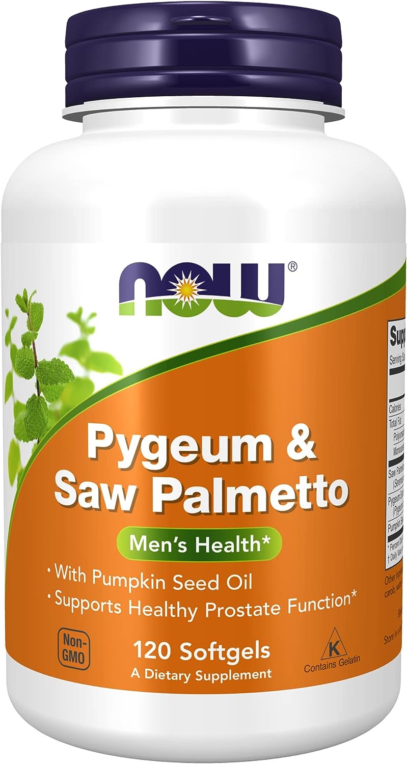 Now Pygeum & Saw Palmetto 120 Softgels 